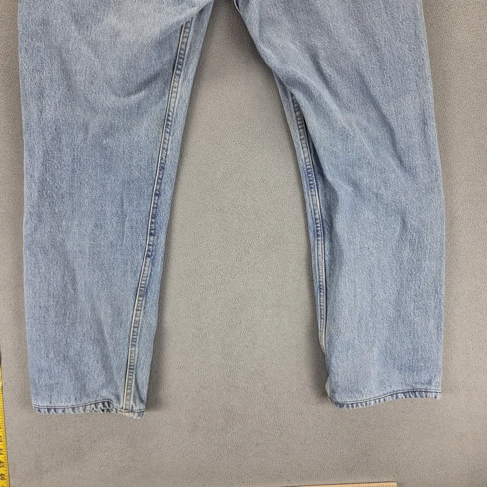 Vintage Levis 501 Jeans Mens Blue Straight Button Fly USA Altered Hem Fits 32x28